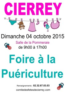 Foire à Puériculture Automne 2015 -affiche simple