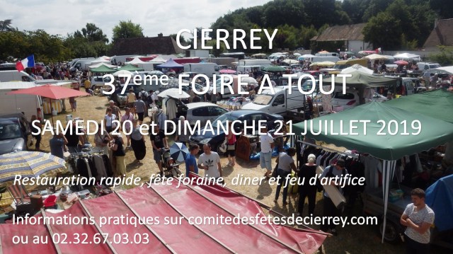 Foire a tout Cierrey 2019
